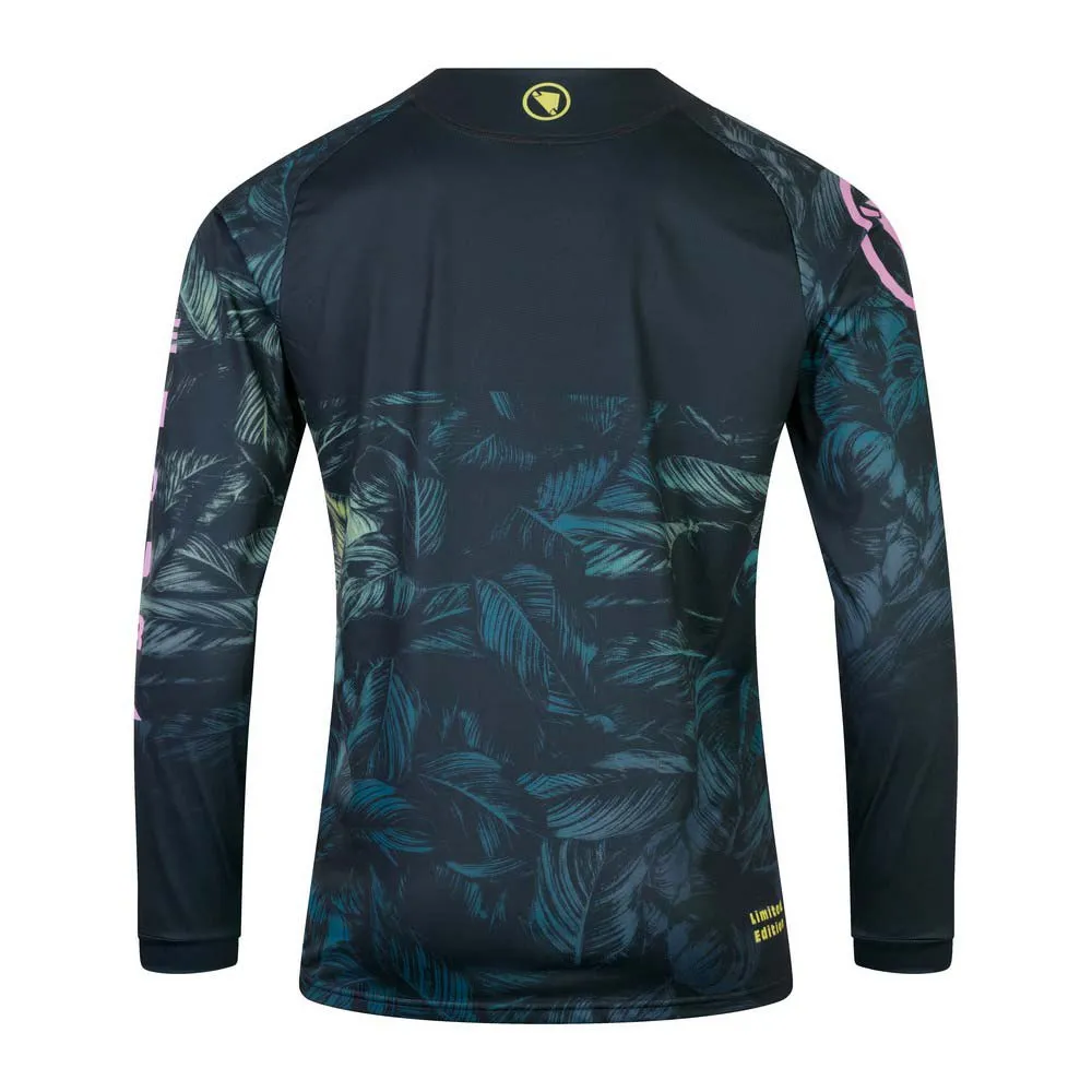 Endura Tropical Print Ltd T-shirt Med Lång ärm, Grey, XL Endura Tropical Print Ltd T-shirt Med Lång ärm, Grey, XL