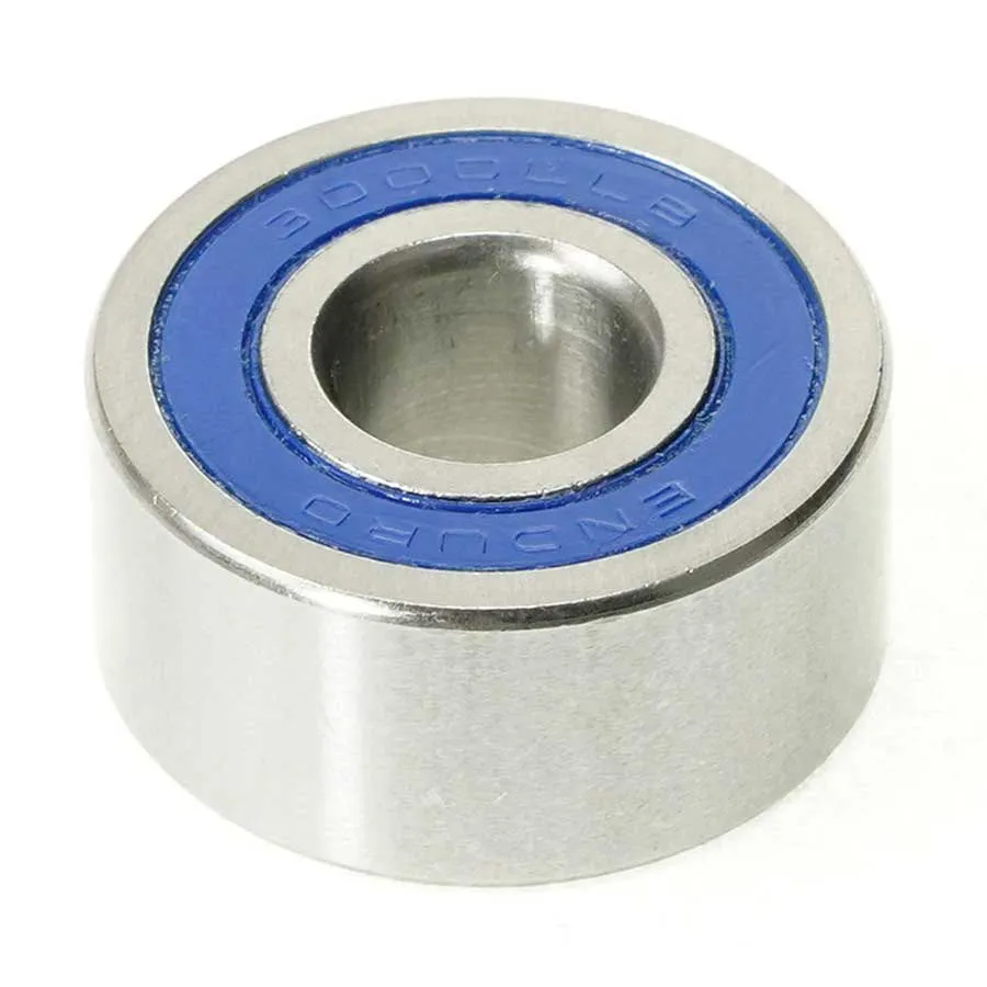 Enduro Bearings 3000 Llb Abec 3 Double Row Radial Lager, Silver / blue, 12 x 26 x 12mm