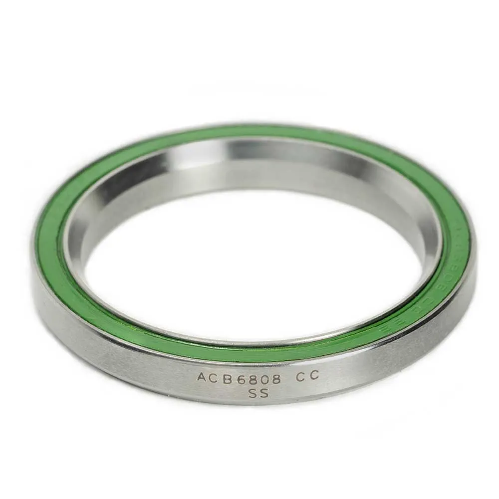 Enduro Bearings Acb 6808 Cc Ss 1-1/2 Stainless Steel Angular Contact Styrlager, Silver, One Size