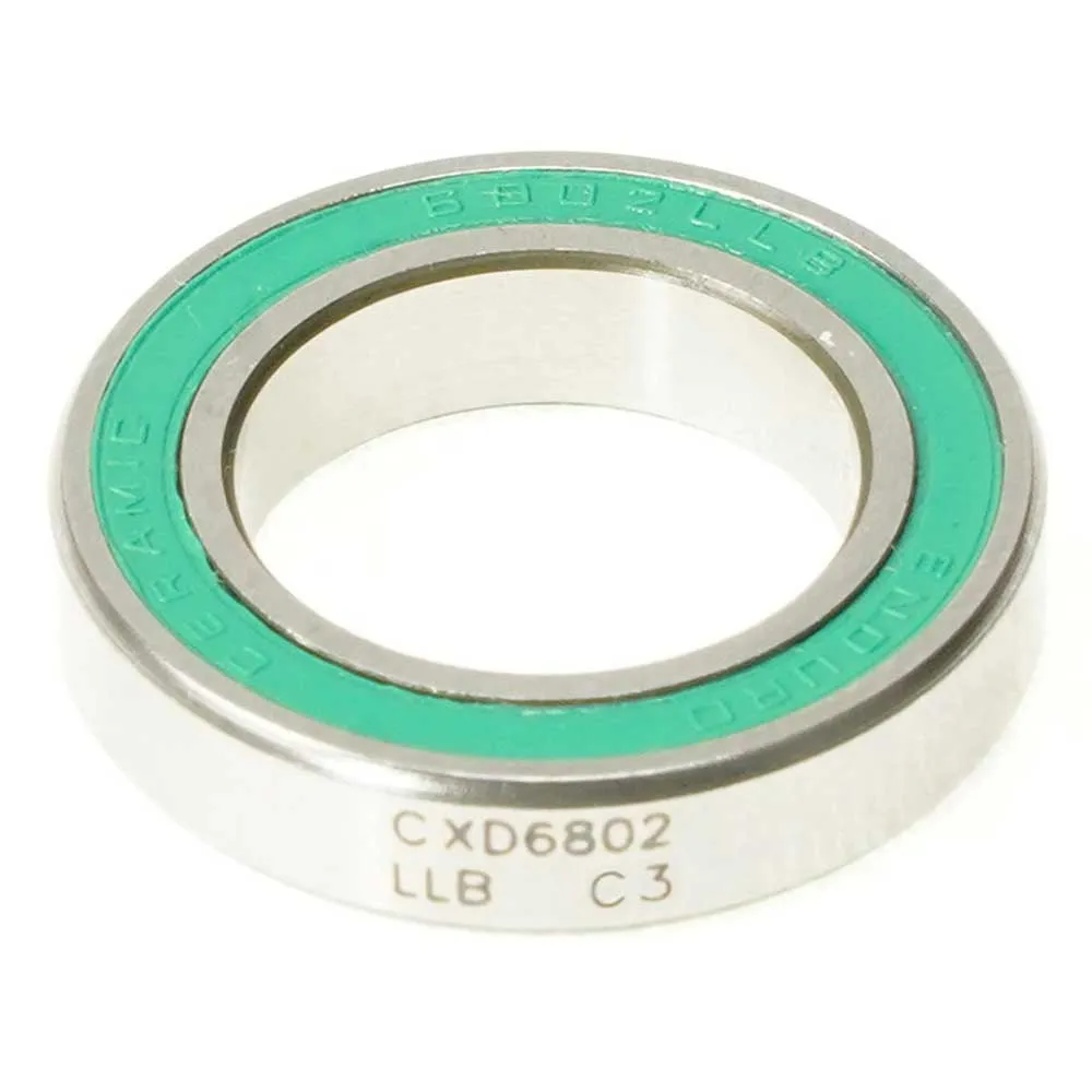 Enduro Bearings Bb Cxd 6802 Llb C3-bag Xd-15 Ceramic Hybrid Abec-5 Radial Lager, Silver, 15 x 24 x 5mm Enduro Bearings Bb Cxd 6802 Llb C3-bag Xd-15 Ceramic Hybrid Abec-5 Radial Lager, Silver, 15 x 24 x 5mm