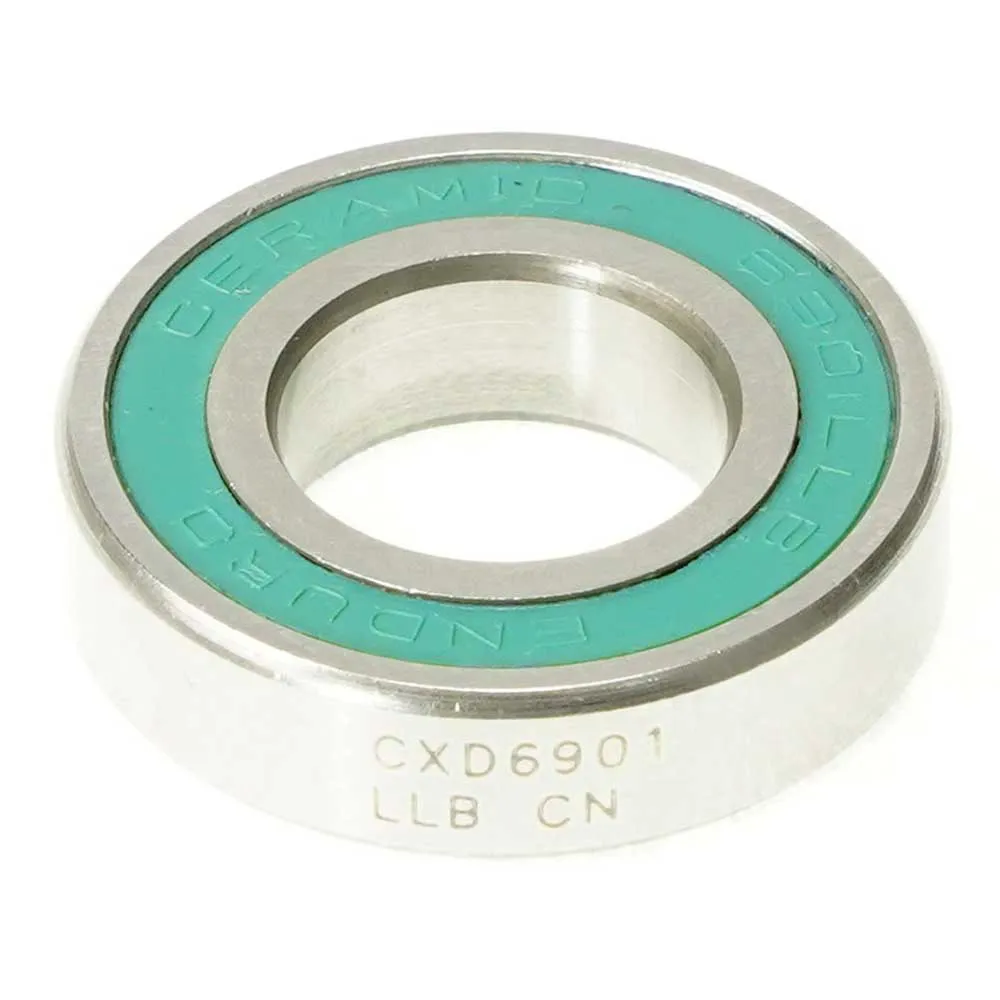 Enduro Bearings Bb Cxd 6901 Llb-bx Xd-15 Ceramic Hybrid Abec-5 Radial Lager, Silver, 12 x 24 x 6mm Enduro Bearings Bb Cxd 6901 Llb-bx Xd-15 Ceramic Hybrid Abec-5 Radial Lager, Silver, 12 x 24 x 6mm