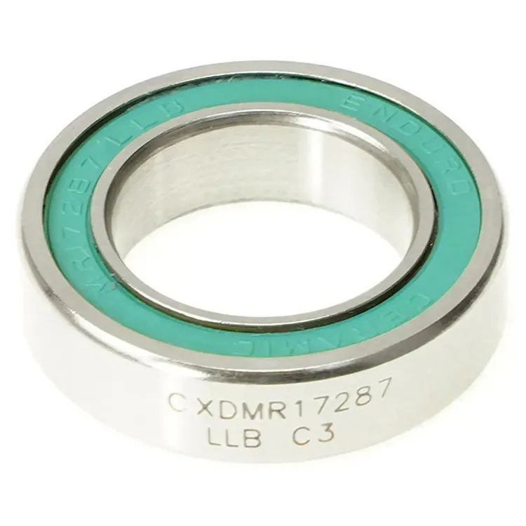 Enduro Bearings Bb Cxd Mr 17287 Llb C3 Radial Abec-5 Xd-15 17x28x8 Mm Ceramic Hybrid Hjul Lager, Steel, 17 x 28 x 8mm