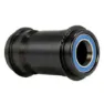 Enduro Bearings Bk-6009 Abec-3 Press In Delrin Cup Pf30 Shimano 24 Mm Vevlager, Black, 68/73mm
