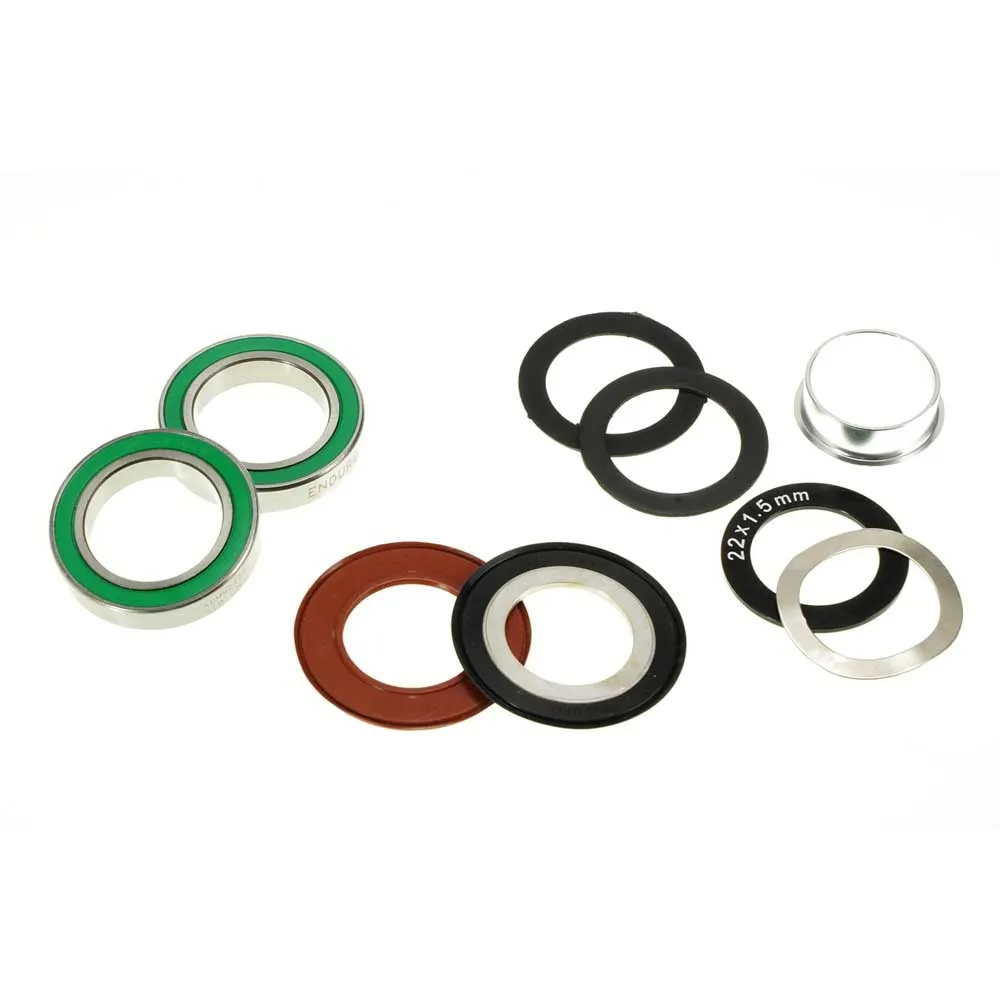 Enduro Bearings Bkc-54112 Abec-5 Xd-15 Ceramic-hybrid Bb90/95 Sram Gxp Servicekit, Silver, 25 x 37 x 7mm Enduro Bearings Bkc-54112 Abec-5 Xd-15 Ceramic-hybrid Bb90/95 Sram Gxp Servicekit, Silver, 25 x 37 x 7mm