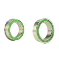 Enduro Bearings Bkc-7021 Press-in Ceramic-hybrid Xd-15 Flanged Double Row Vevlager