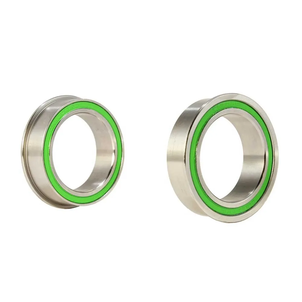 Enduro Bearings Bkc-7021 Press-in Ceramic-hybrid Xd-15 Flanged Double Row Vevlager, Silver, One Size Enduro Bearings Bkc-7021 Press-in Ceramic-hybrid Xd-15 Flanged Double Row Vevlager, Silver, One Size