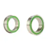 Enduro Bearings Bkc-7021 Press-in Ceramic-hybrid Xd-15 Flanged Double Row Vevlager, Silver, One Size