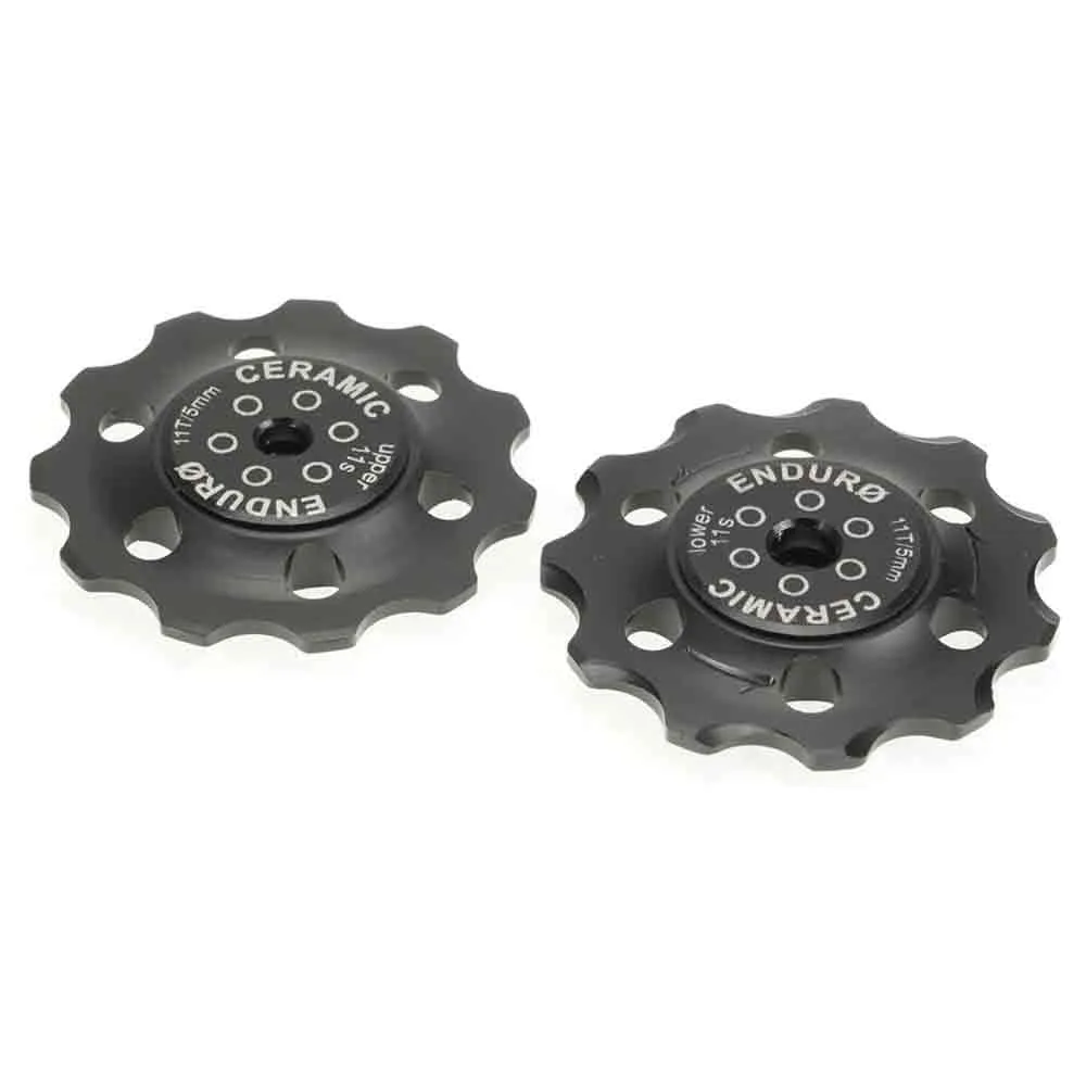 Enduro Bearings Bkcj-0200 11t Zero Ceramic Hybrid Sram Trisshjulssats För Cykel, Black, One Size
