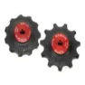 Enduro Bearings Bkcj-0340 1t Xd-15 Ceramic Hybrid 11s Shimano Durace Ace 9000 Series/ultegra 8000 Series Trisshjulssats För Cykel, Red, One Size