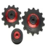 Enduro Bearings Bkcj-0500 12/14t Xd-15 Ceramic Hybrid 12s Sram Eagle Trisshjulssats För Cykel, Red, One Size