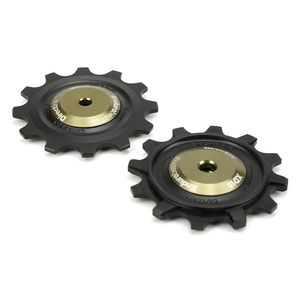 Enduro Bearings Directline Xd-15 Sram Road/gravel Trisshjulssats För Cykel 2 Enheter, Graphite, 12t