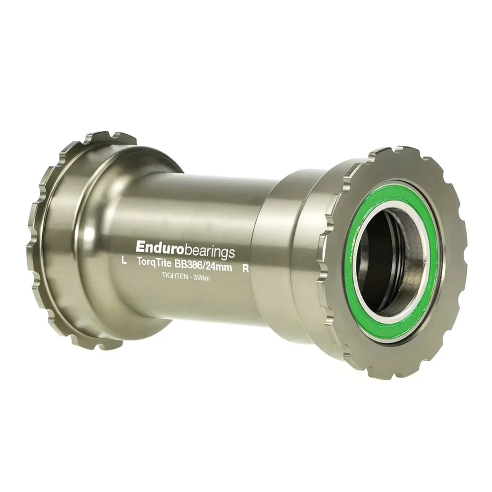 Enduro Bearings ENDURO Bottom Bracket BB386 to 24, Stainless Steel