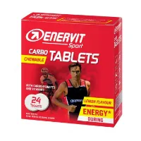 Enervit Carbo energitabletter lemon 4 g - 24 stk Enervit Carbo energitabletter lemon 4 g - 24 stk