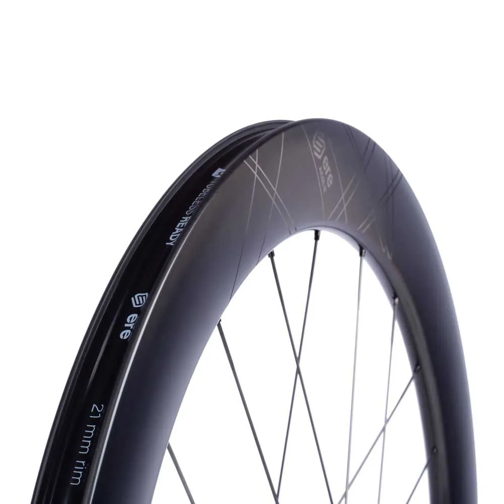 Ere Research Genus Ii Ae 65-r Disc Tubeless Landsvägshjulset, Black / black, 12x 100/12 x 142mm, Sram XDR