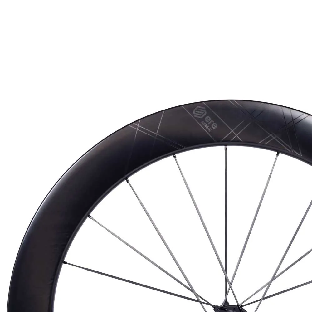 Ere Research Genus Ii Ae 65-r Disc Tubeless Landsvägshjulset, Black / black, 12x 100/12 x 142mm, Sram XDR