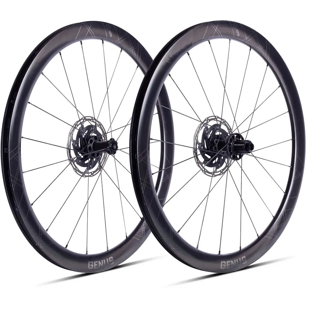 Ere Research Genus Ii Cl 45 Disc Tubeless Landsvägshjulset, Black / black, 12 x 100 / 12 x 142mm, Shimano/Sram HG Ere Research Genus Ii Cl 45 Disc Tubeless Landsvägshjulset, Black / black, 12 x 100 / 12 x 142mm, Shimano/Sram HG