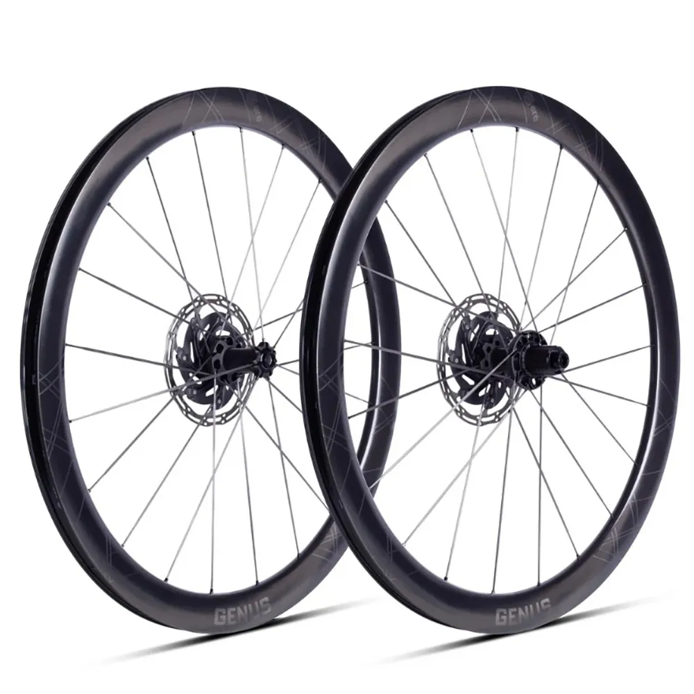 Ere Research Genus Ii Cl45-r Cl Disc Tubeless Landsvägshjulset, Black, 12 x 100/12 x 142mm, Shimano/Sram HG Ere Research Genus Ii Cl45-r Cl Disc Tubeless Landsvägshjulset, Black, 12 x 100/12 x 142mm, Shimano/Sram HG