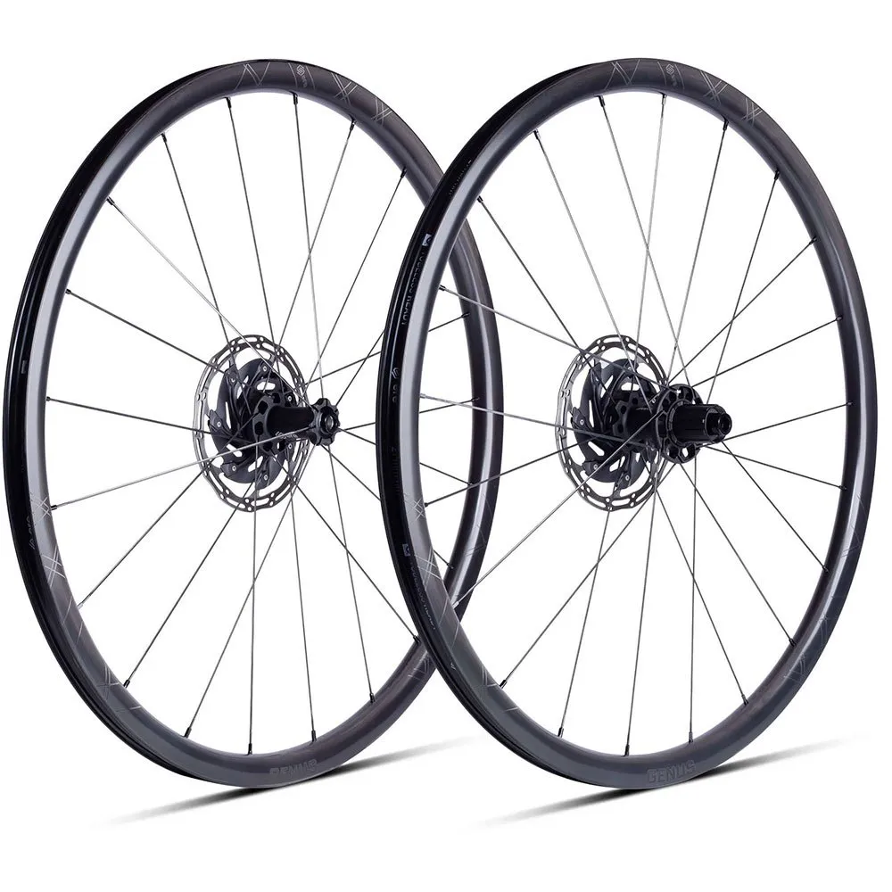 Ere Research Genus Ii Sl 30 Disc Tubeless Landsvägshjulset, Black / black, 12 x 100 / 12 x 142mm, Shimano/Sram HG