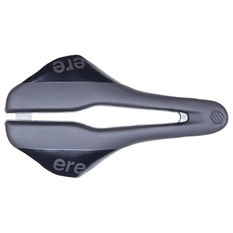 Ere Research Genus Tt Cykelsadel, Black / white, 157mm