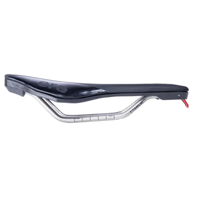 Ere Research Genus Tt Cykelsadel, Black / white, 157mm