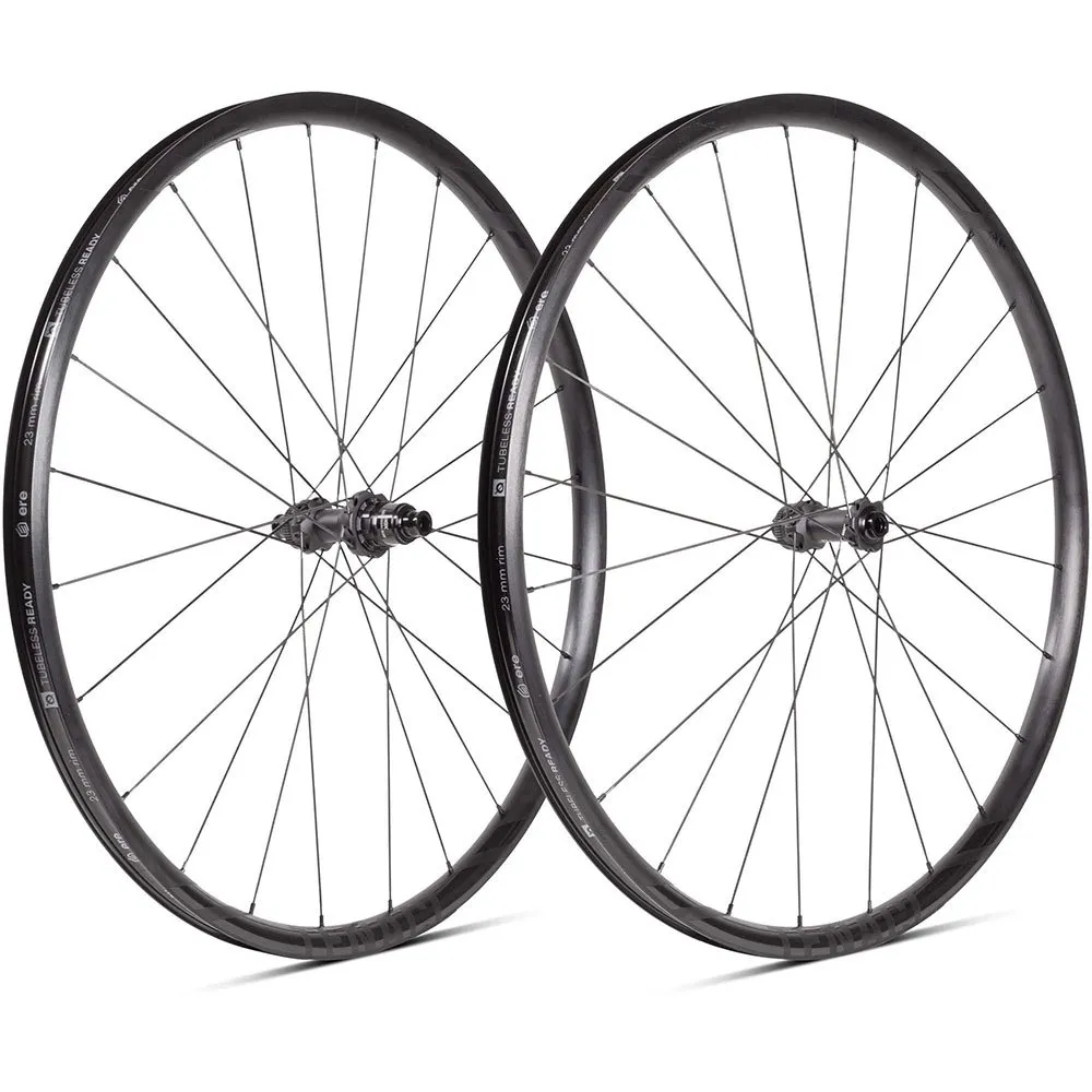 Ere Research Tenaci Gx 23 Disc Tubeless Hjulset För Gravelcykel, Black / black, 12 x 100 / 12 x 142mm, Shimano/Sram HG Ere Research Tenaci Gx 23 Disc Tubeless Hjulset För Gravelcykel, Black / black, 12 x 100 / 12 x 142mm, Shimano/Sram HG
