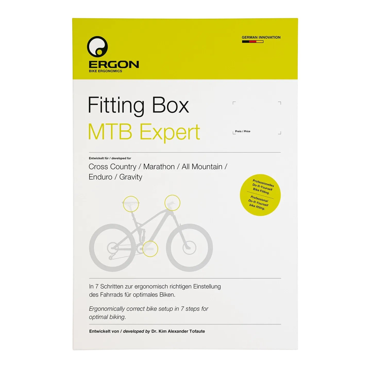 Ergon Fitting Box MTB Expert Tilpasning Ergon Fitting Box MTB Expert Tilpasning
