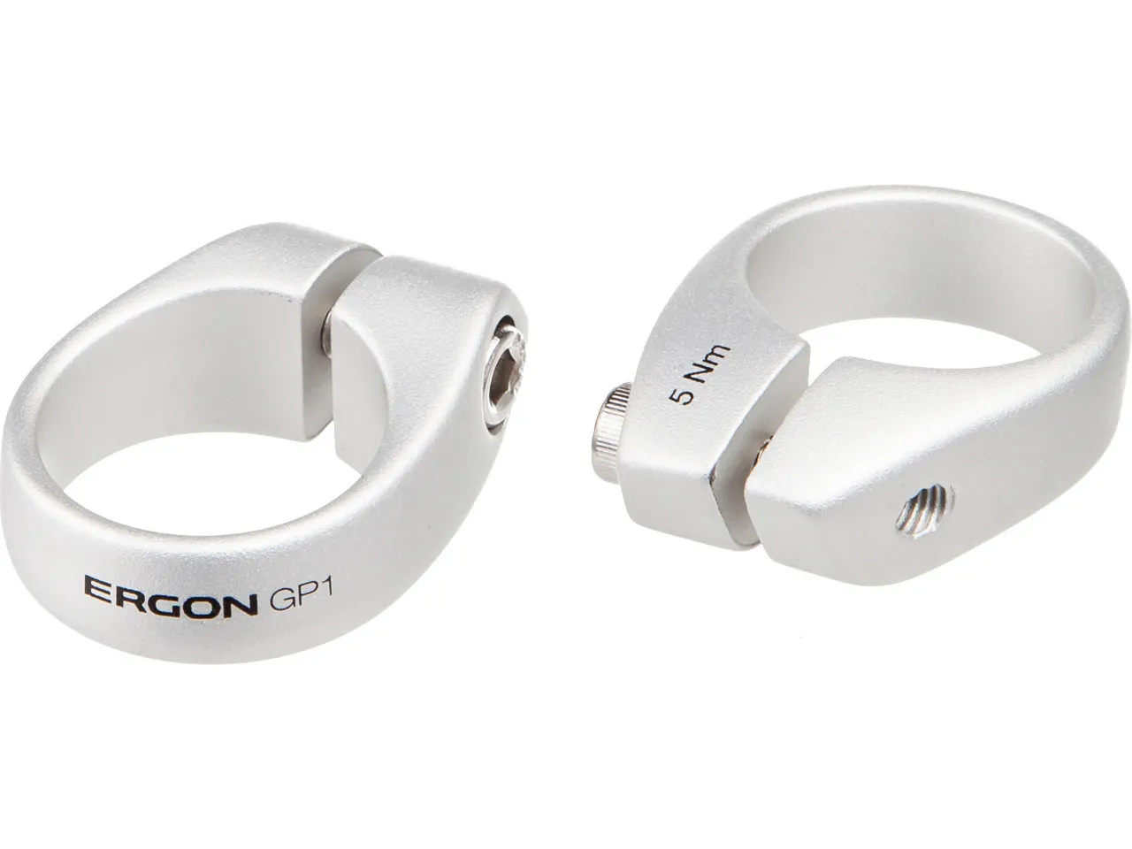 Ergon Klemmringe für GP1 Lenkergriffe, Silver, One Size