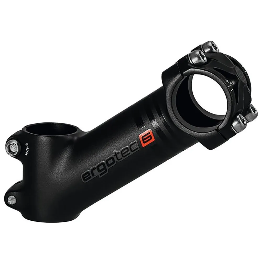 Ergotec A-head High Piranha 2 31.8 Mm Cykelstyrstam, Black, 130mm, 35º