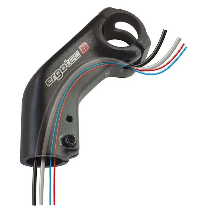 Ergotec Barracuda I 28.6/31.8 Mm Cykelstyrstam, Black, 110mm, 20º