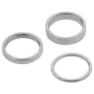 Ergotec Distanssats 1 1/8, Silver, 2/10/15/20mm