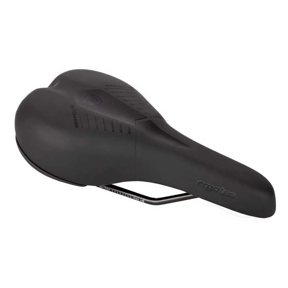 Ergotec Es Performance Cykelsadel, Black, 144mm