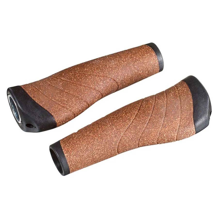 Ergotec Faro L Styrehandtag, Brown / black, 135mm