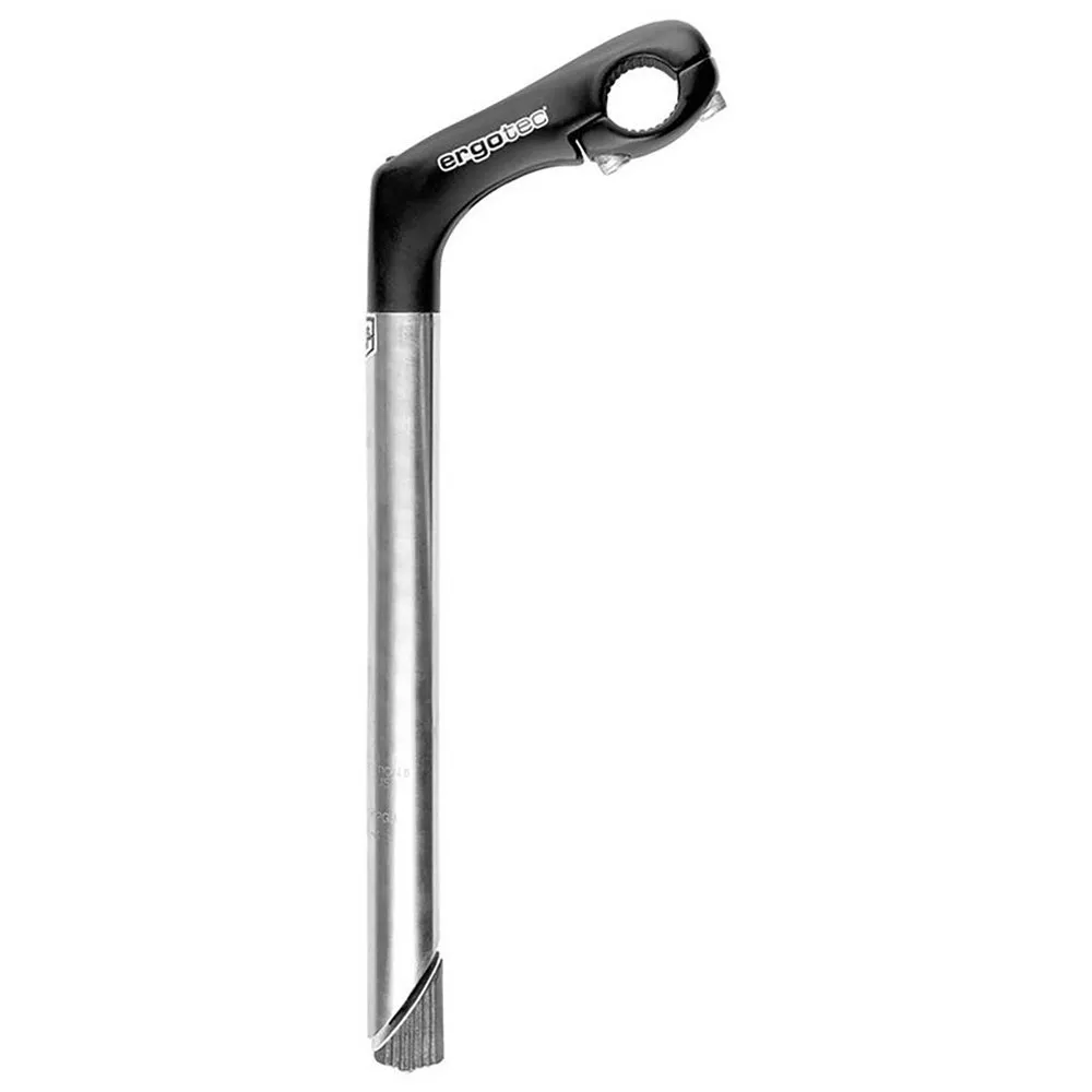 Ergotec Kobra 25.4/25.4 Mm 250 Mm Cykelstyrstam, Silver / black, 90mm, 30º