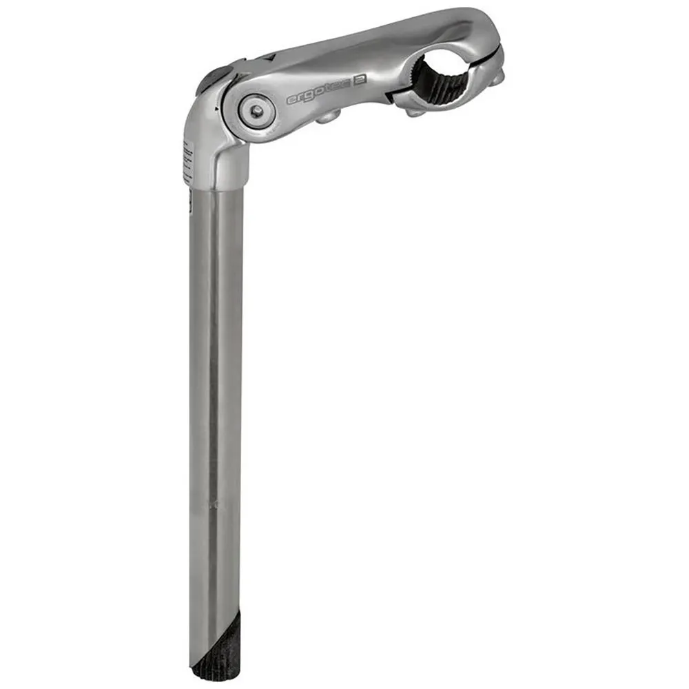Ergotec Kobra Vario 25.4/25.4 Mm Justerbar Stam, Silver, 90mm, -10º/+50º Ergotec Kobra Vario 25.4/25.4 Mm Justerbar Stam, Silver, 90mm, -10º/+50º