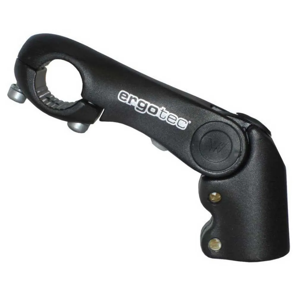 Ergotec Kobra Vario A-head 40 25.4/28.6 Mm Justerbar Stam, Black, 110mm, -10º/+60º