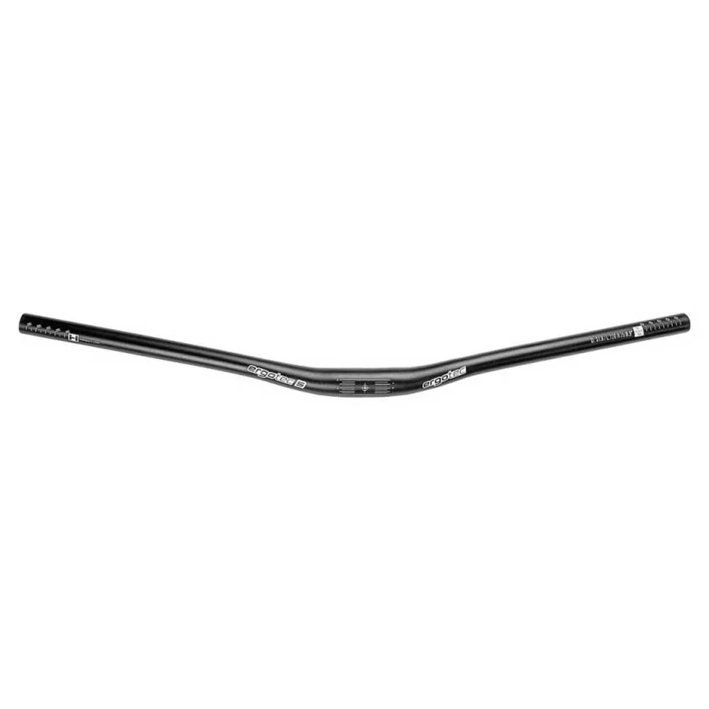 Ergotec Low Riser 15 Mm 9º Grip 205 Mm Styre, Matte black, 31.8mm, 720mm