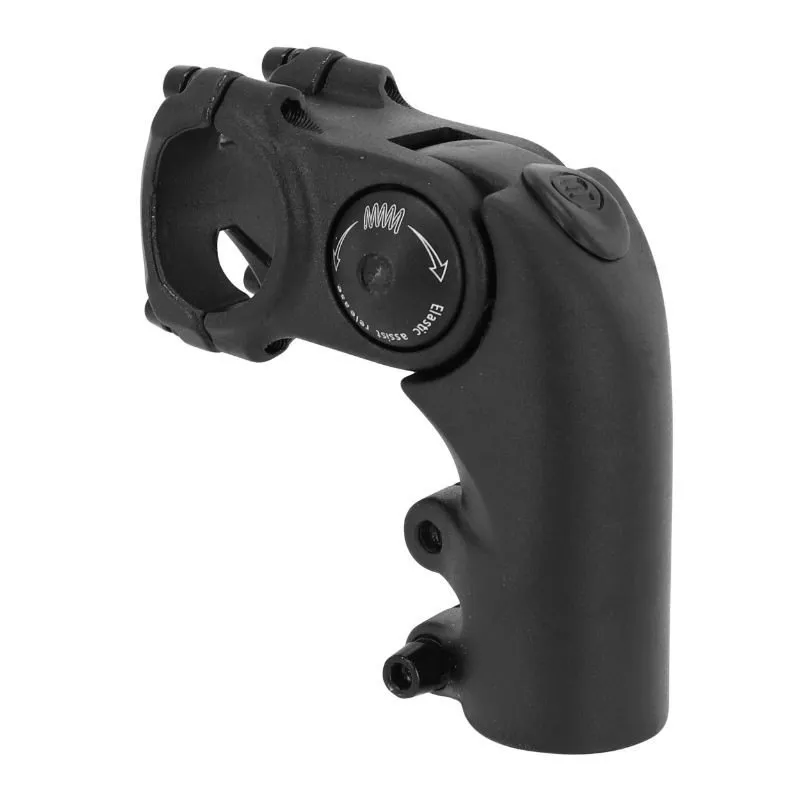 Ergotec Octopus 2 Ahead 28.6/31.8 Mm Cykelstyrstam, Black, 60mm, 0º/+60º