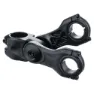 Ergotec Octopus Twin A-head Cykelstyrstam, Black, 105mm, -20º/+40º