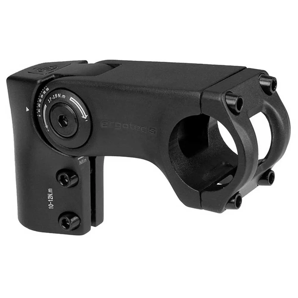 Ergotec Sepia A-head 50 28.6-31.8 Mm Justerbar Stam, Black, 110mm, 0º/+60º