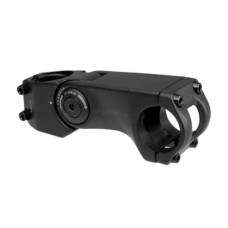 Ergotec Sepia Ahead Xl 31.8 Mm Cykelstyrstam, Black, 100mm, 0º/+60º