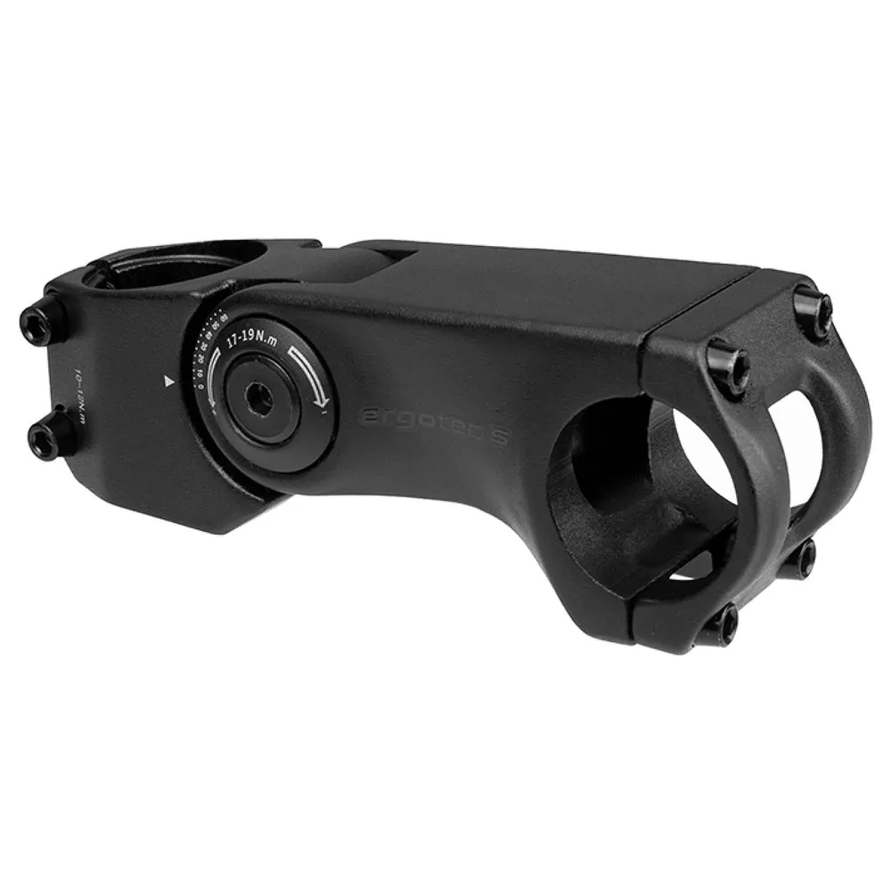 Ergotec Sepia Ahead Xl Reg Cykelstyrstam, Black, 80mm, 0º/+60º