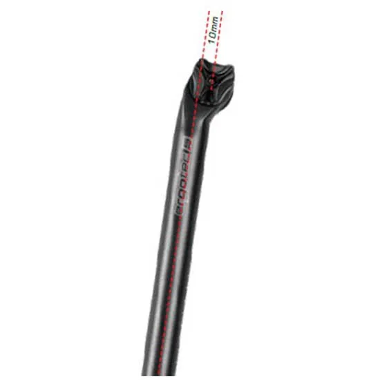 Ergotec Viper 10 Mm Offset Sadelstolpe, Black, 400mm, 31.6mm