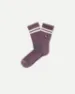 Erstwhile Socks Crew, Purple/Ivory