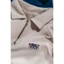 Erstwhile Waaier Halv Dragkedja Sweatshirt, Sand, S
