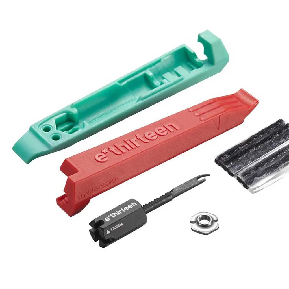 e*thirteen Däckavtagare Och Pluggset För Slanglösa Däck, Red / green, One Size e*thirteen Däckavtagare Och Pluggset För Slanglösa Däck, Red / green, One Size