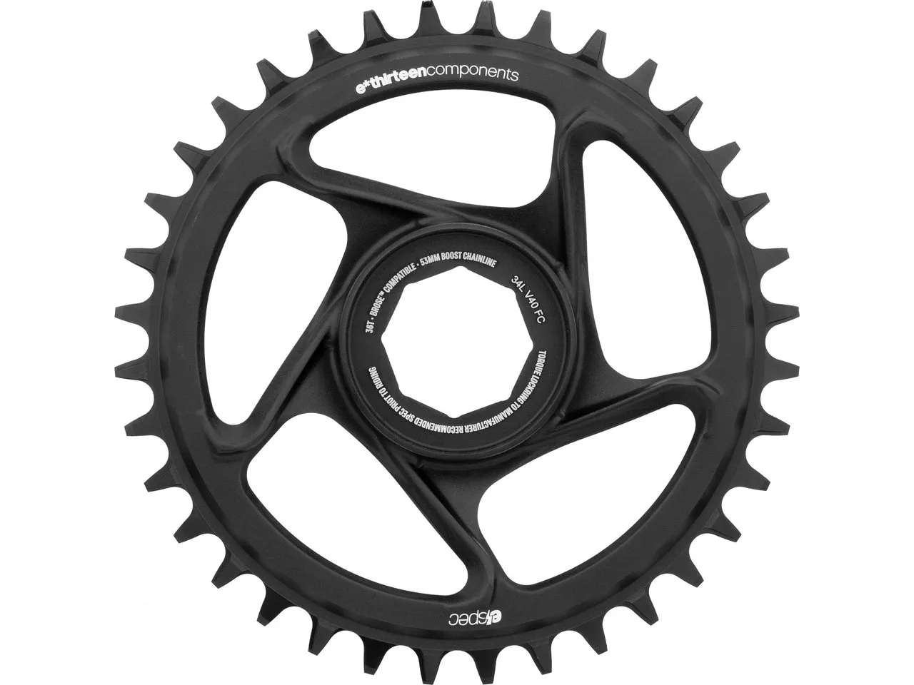 e*thirteen espec Kettenblatt Aluminium Direct Mount Brose S Mag, Black, 34t e*thirteen espec Kettenblatt Aluminium Direct Mount Brose S Mag, Black, 34t