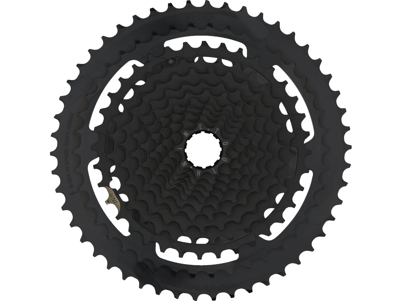 e*thirteen Helix Plus 12-fach Kassette, Black, 12s, 9-50t