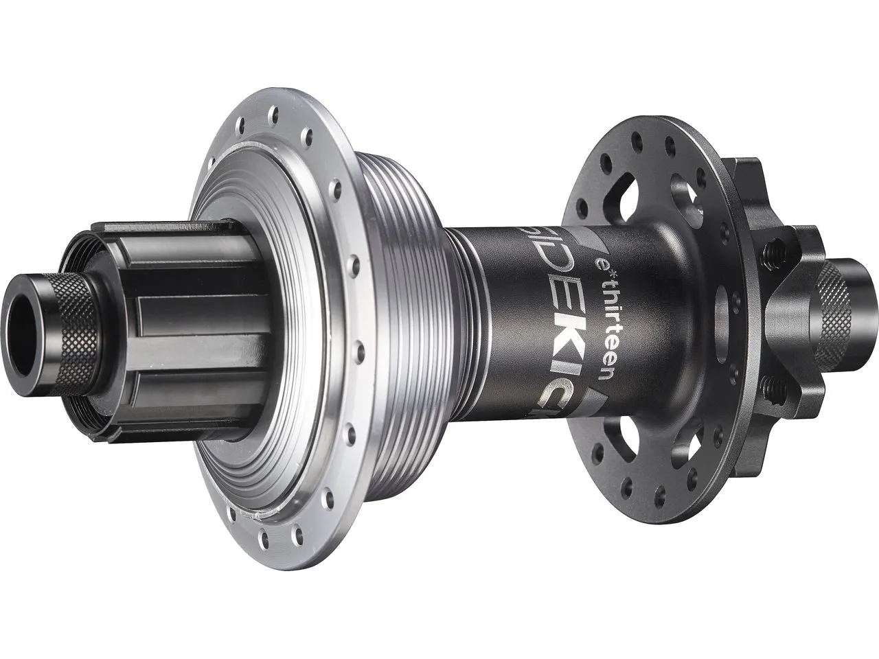 e*thirteen Sidekick DH Disc 6-Loch Boost HR-Nabe, Black / silver, 32H, 12 x 157mm