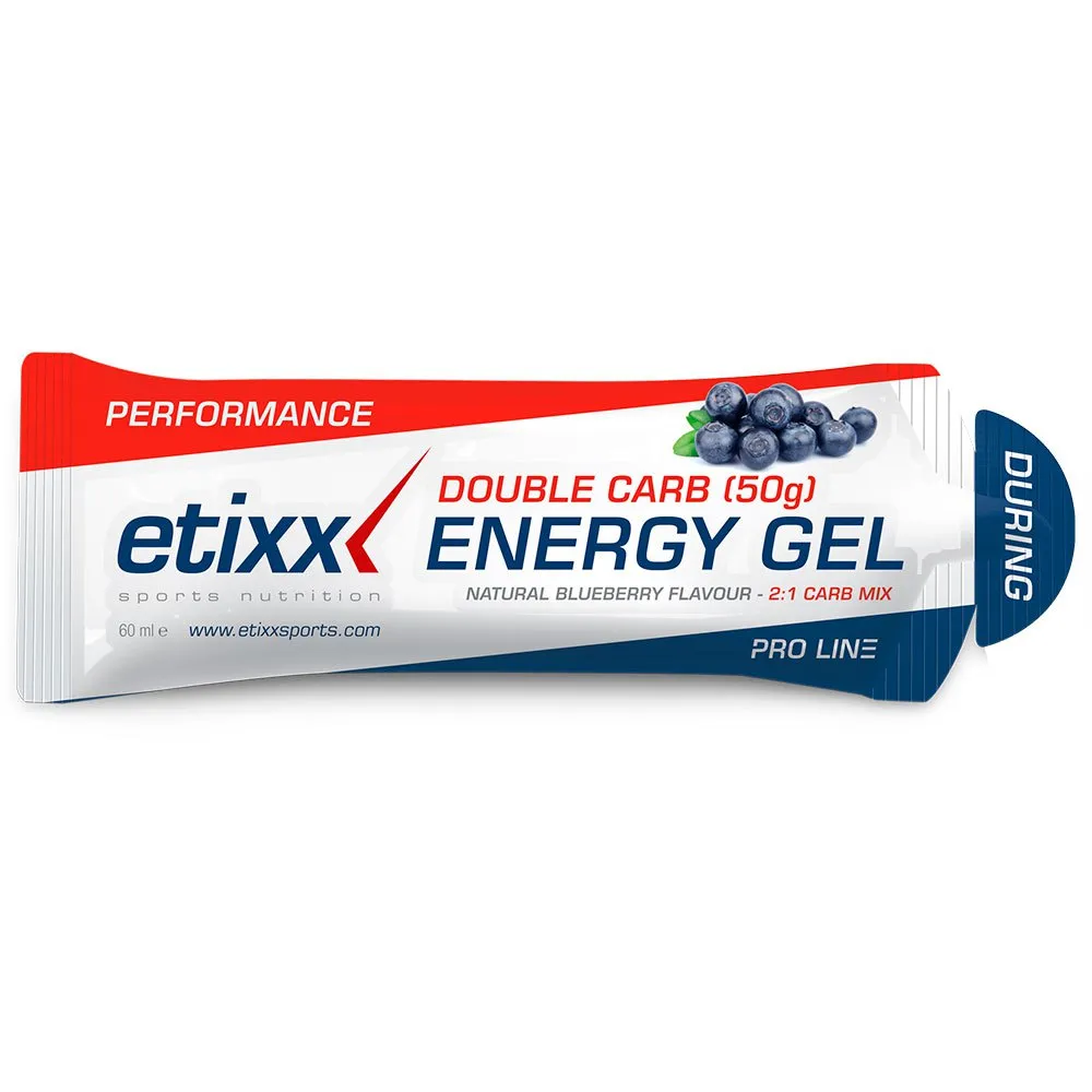 Etixx Double Carb Energy Proline Låda Med Energigeler Blåbär 60ml 12 Enheter, Multicolor, One Size Etixx Double Carb Energy Proline Låda Med Energigeler Blåbär 60ml 12 Enheter, Multicolor, One Size