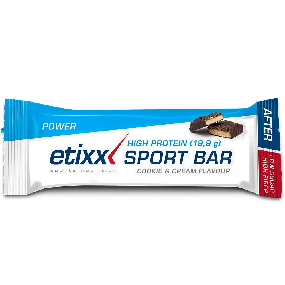 Etixx High Proteinbarslåda Kakor Och Grädde 55g 12 Enheter, Blue, One Size